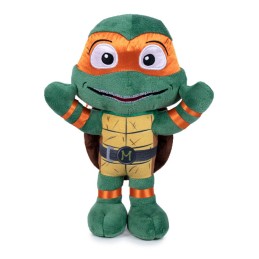 Peluche Michelangelo Mutant Mayhem Tortugas Ninja 21 cms.