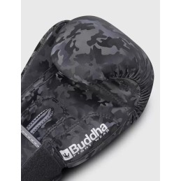 Buddha Army Negros guantes para Boxeo, Muay Thai y Kick Boxing
