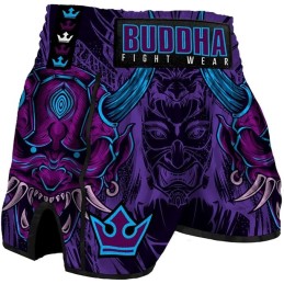 Buddha Short Muay Thai Kick boxing Retro Premium Fantasy Snake TALLA XS