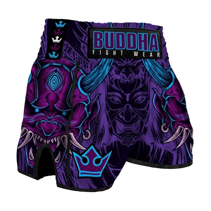 Buddha Short Muay Thai Kick boxing Retro Premium Fantasy Snake TALLA XS