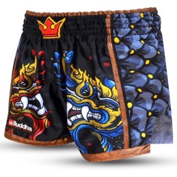 Buddha Muay Thai Kickboxing Pantalón Retro Premium Fantasy Snake