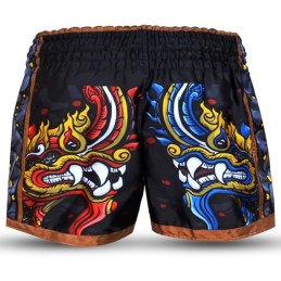 Buddha Muay Thai Kickboxing Pantalón Retro Premium Fantasy Snake