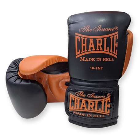 GUANTES CHARLIE KAOS NARANJA NEGRO