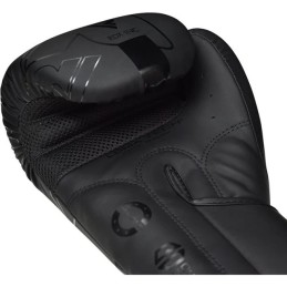 GUANTES BOXEO RDX F6 KARA NEGRO MATE