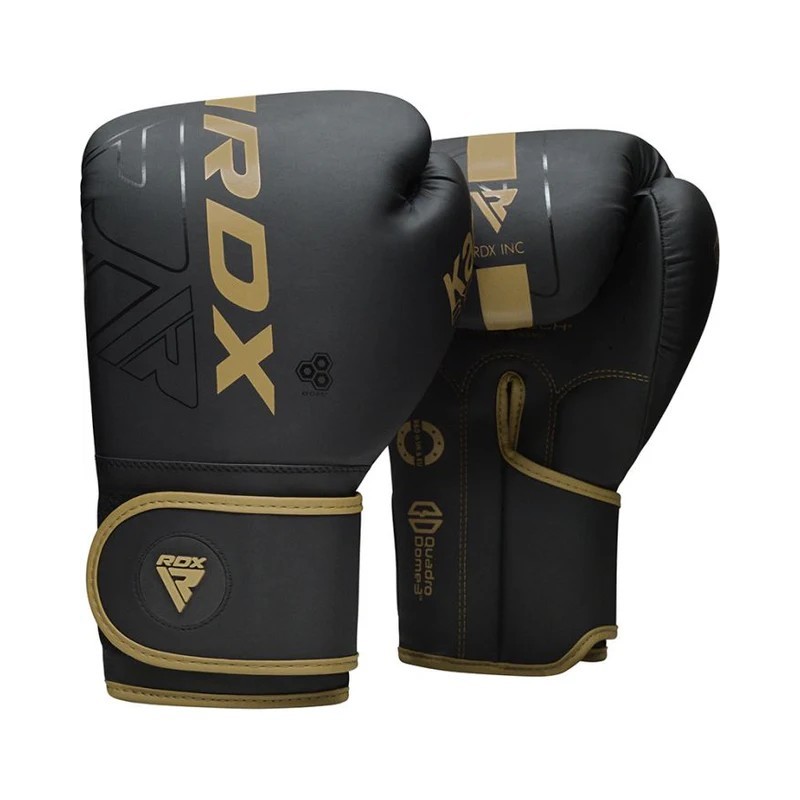 GUANTES BOXEO RDX F6 KARA GOLDEN