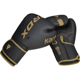 GUANTES BOXEO RDX F6 KARA GOLDEN