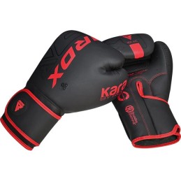 GUANTES BOXEO RDX F6 KARA RED