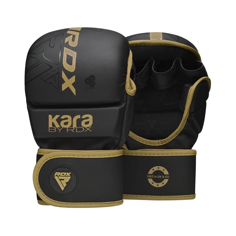 GUANTES MMA RDX F6 KARA GOLDEN