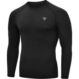 RASH GUARD RDX T15 NEGRO MANGA LARGA