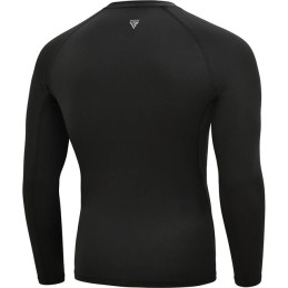 RASH GUARD RDX T15 NEGRO MANGA LARGA