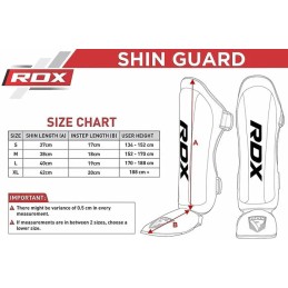 ESPINILLERAS RDX T1 BLACK