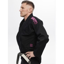 MANTO X5 BJJ GI NEGRO-MORADO