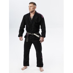MANTO X5 BJJ GI NEGRO-MORADO