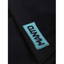 MANTO X5 BJJ GI NEGRO-TURQUESA