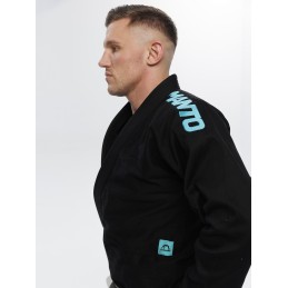MANTO X5 BJJ GI NEGRO-TURQUESA