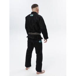 MANTO X5 BJJ GI NEGRO-TURQUESA