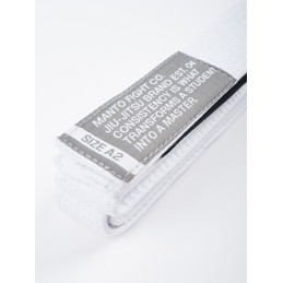 CINTURON MANTO BJJ MOTTO BLANCO