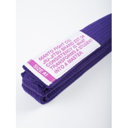 CINTURON MANTO BJJ MOTTO MORADO