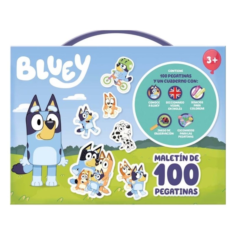 MI MALETIN DE 100 PEGATINAS BLUEY MI MALETIN DE 100 PEGATINAS BLUEY
